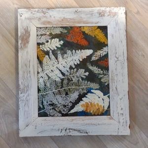 Painting 🎨 with distress wood frame